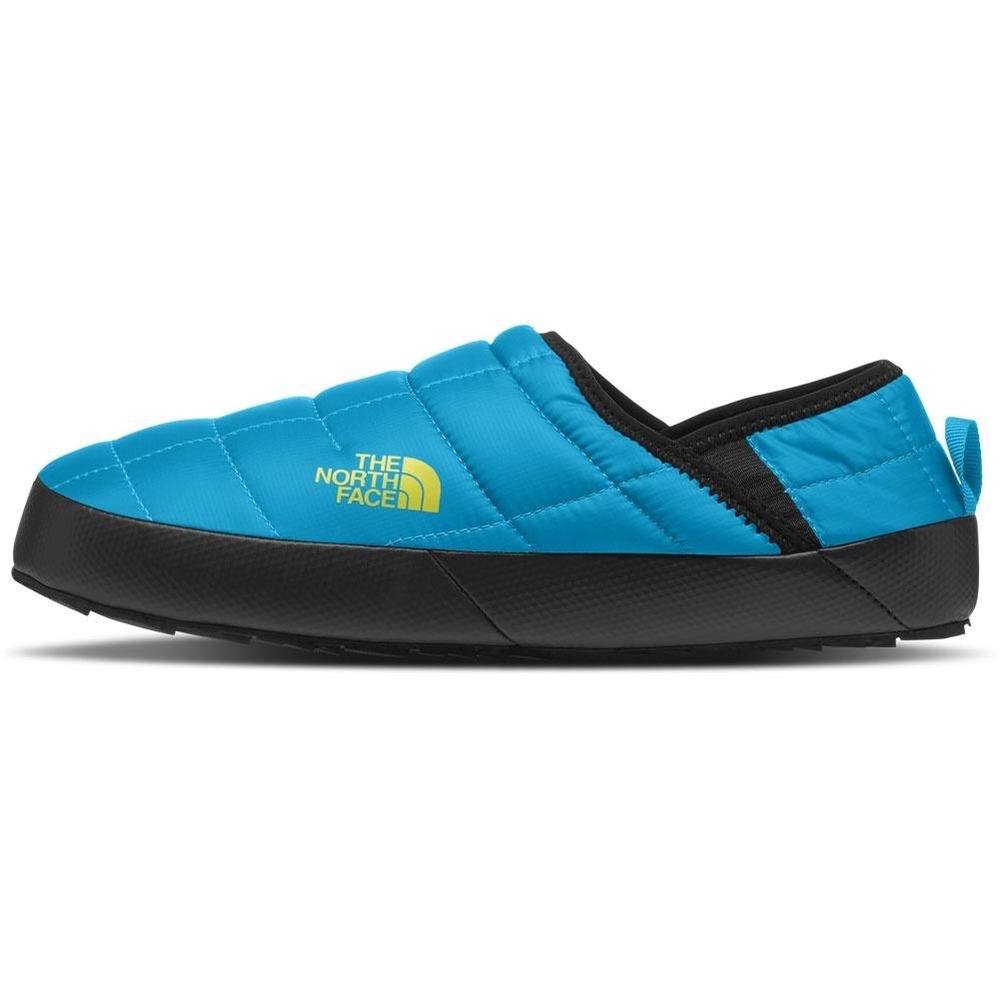The North Face ThermoBall Traction Mule V Banff Blue Safety Green NF0A3UZN 10